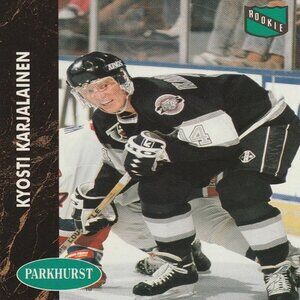 Kyosti Karjalainen - 1992 Pro Set Rookie Card